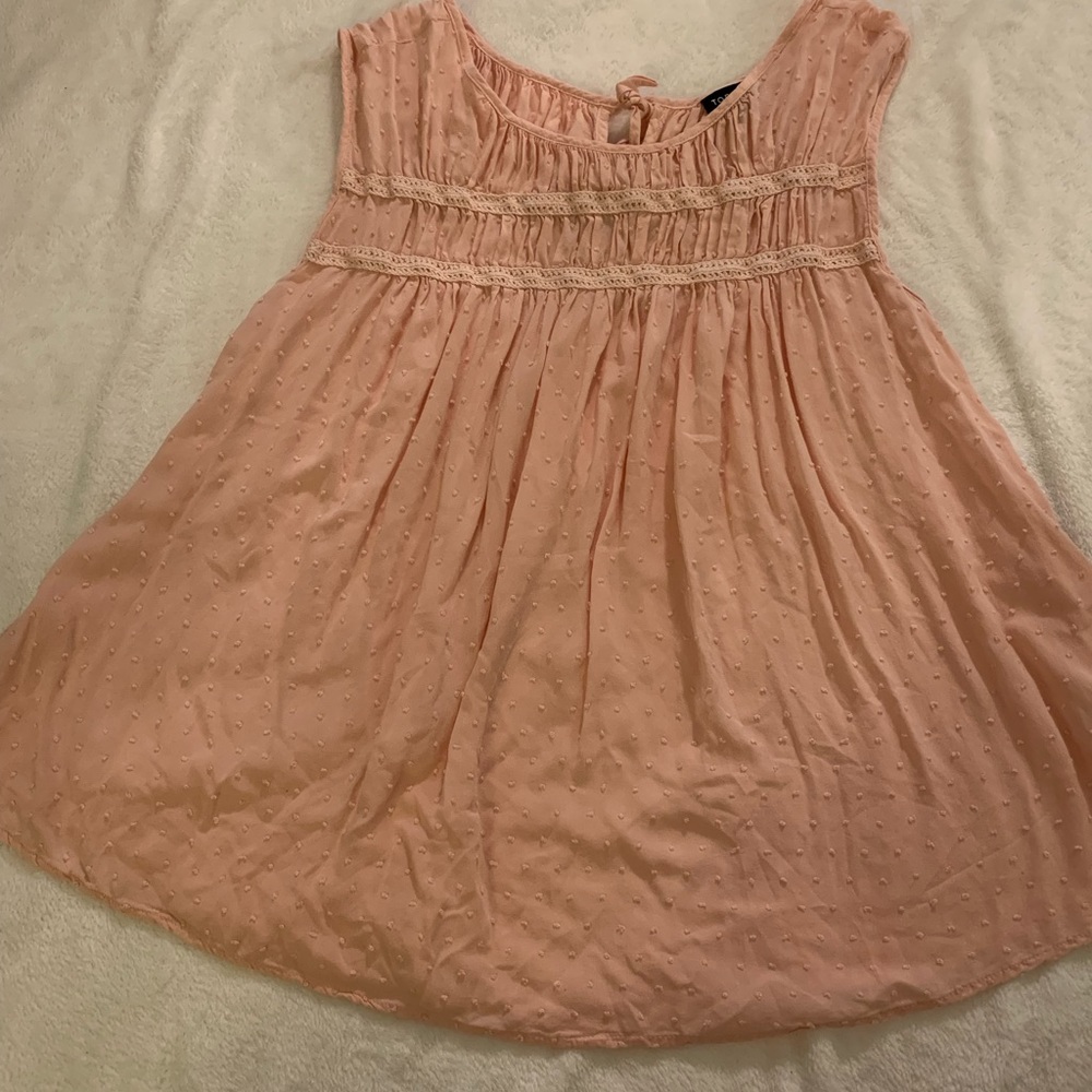 Torrid textured polka dot tank top